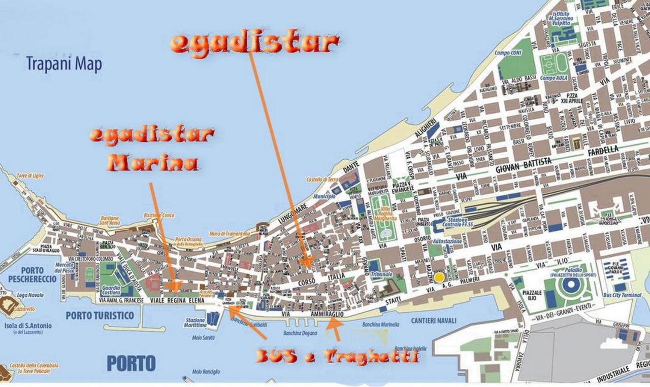Trapani Egadistar Apartments Zewnętrze zdjęcie